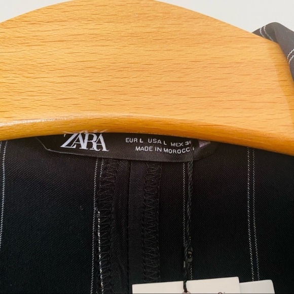 NEW ZARA STRIPED BLAZER DRESS SPECIAL EDITION SIZE LARGE​ - Picture 7 of 8